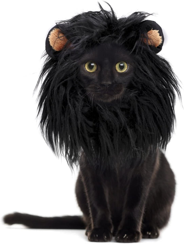 Lion Mane Wig Hat Halloween Cat&Dog Costume
