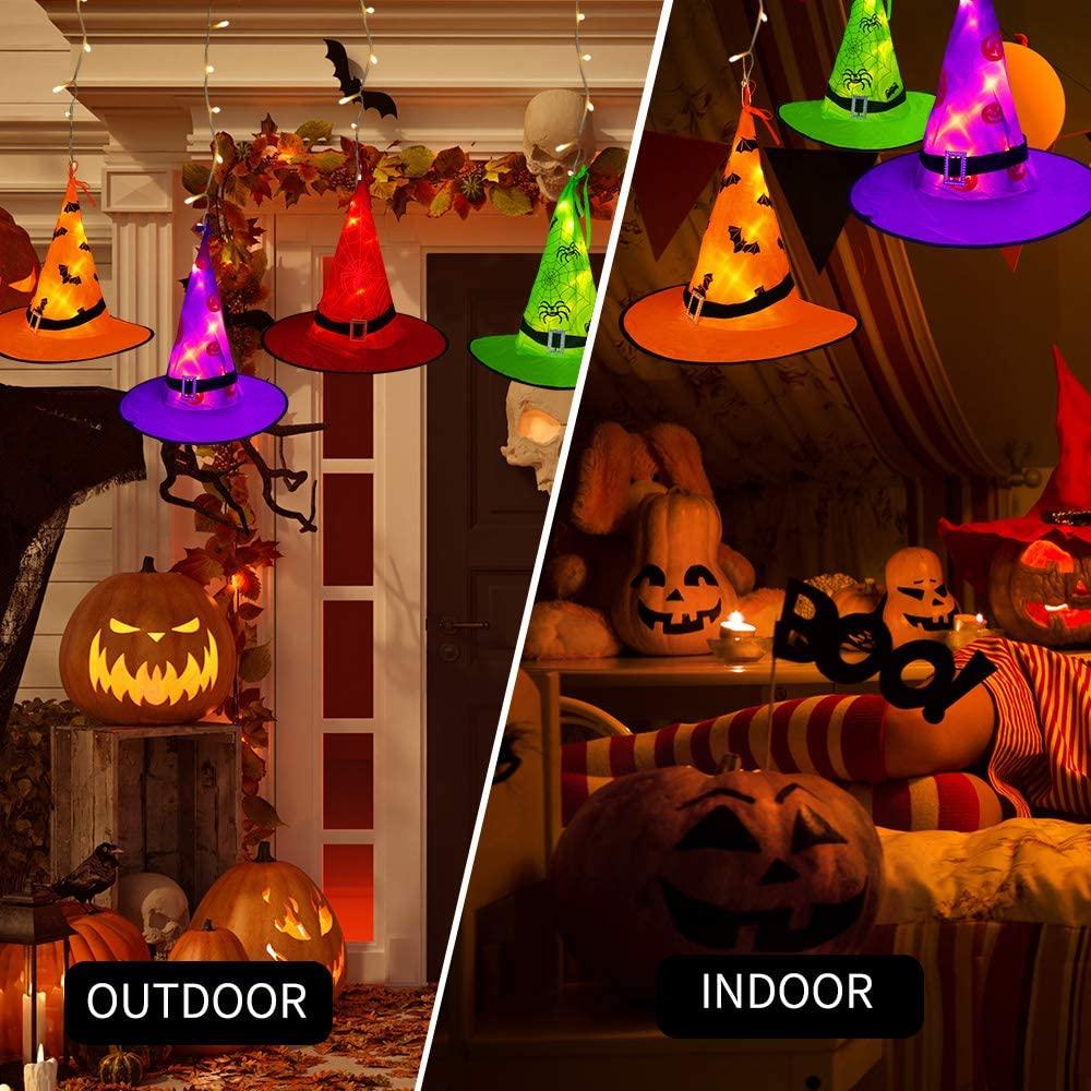 Halloween Ourdoor Hanging Witch Hats