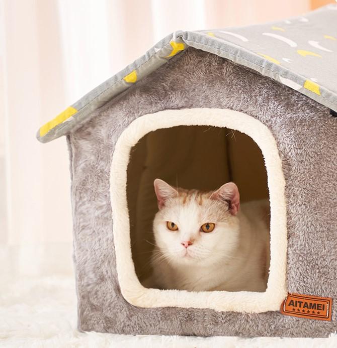 Warm Removable and Washable Cat House