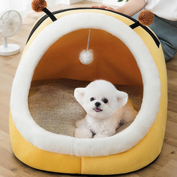 Cute Pet Covered House Cat Puppy Bed
