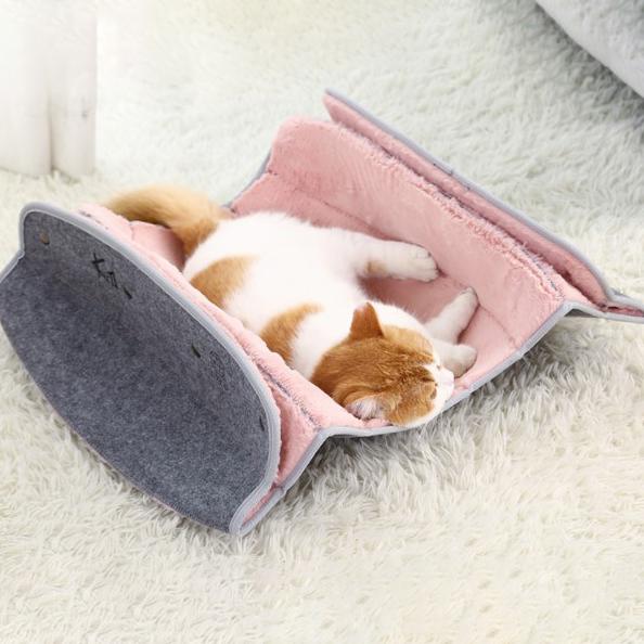 DIY Cat House Pet Closed Deep Sleep Bed