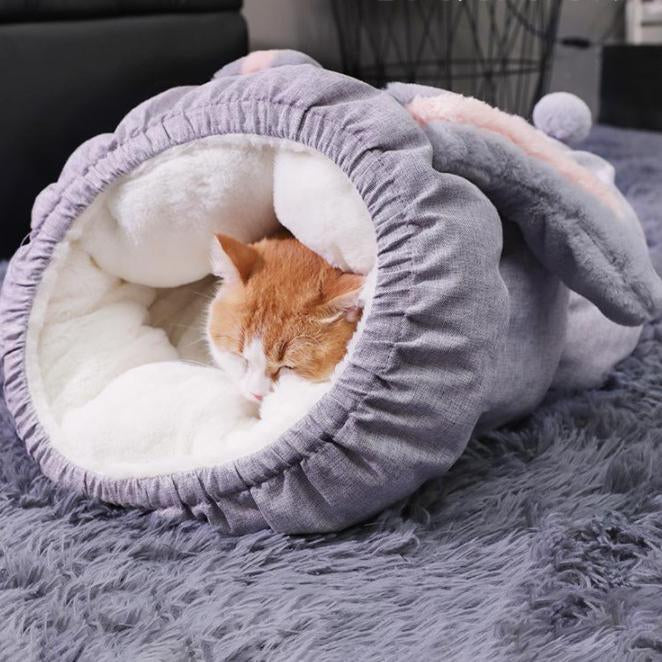 Rabbit Tunnel Cat Pet Nest Bed