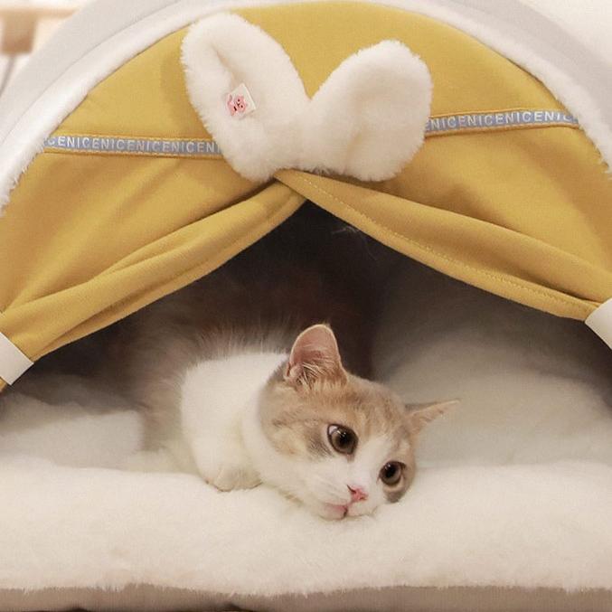 Cute Rabbit Tent Pet Bed