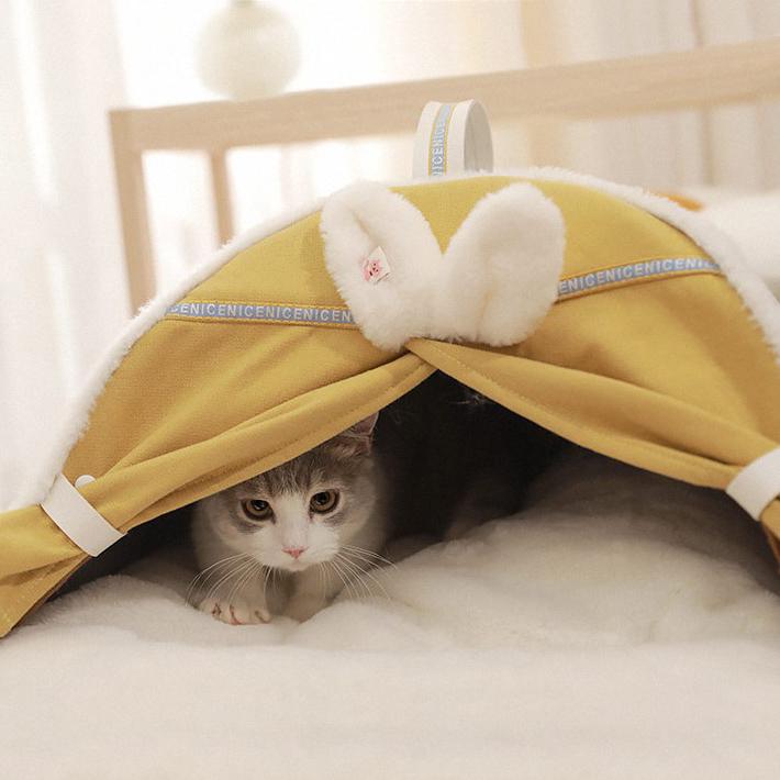 Cute Rabbit Tent Pet Bed