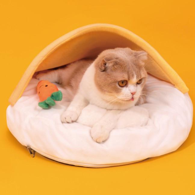 Pizza Shape Pet Sleep Bag Cat And Dog Bed