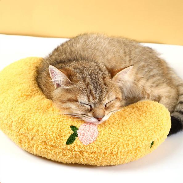 Soft U-shaped Pet Sleeping Pillow