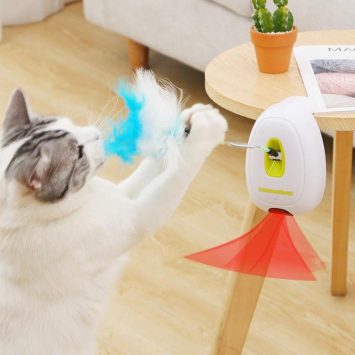 Automatic Wand With Bell Cat Toys