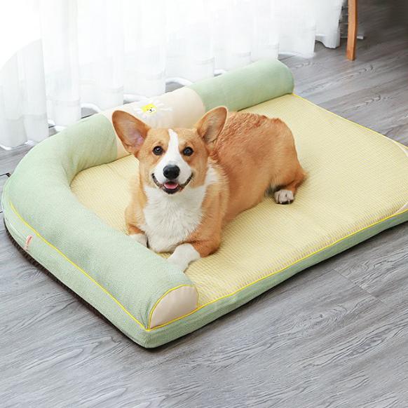 Cozy Dog Bolster Bed
