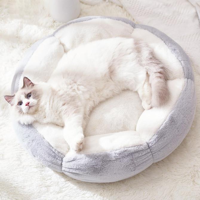 Flower Warming Flush Cat And Dog Bed
