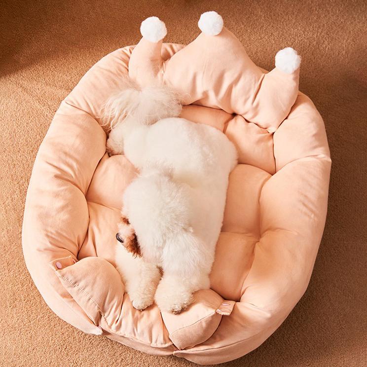 Crown Shape Soft Pet Bed