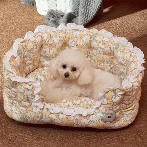 Cute Dog Sofa Soft Pet Bed
