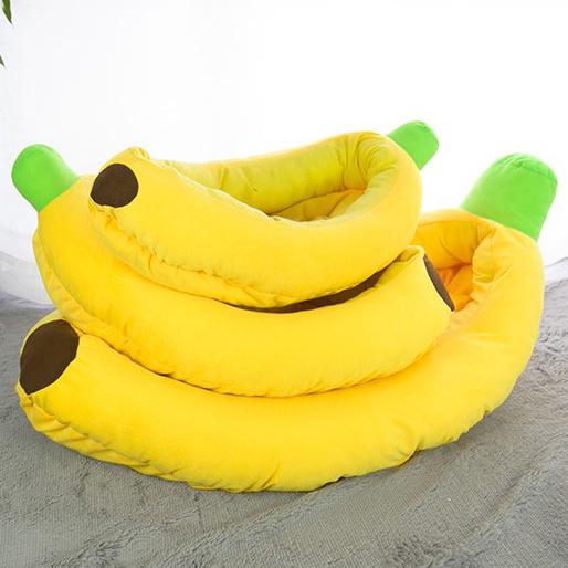 Banana Warming Cat Pet Bed