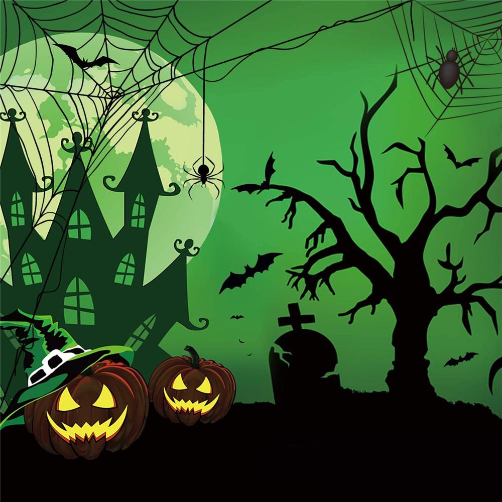 48pcs Halloween Party Scary Decos Props Wall Sticker