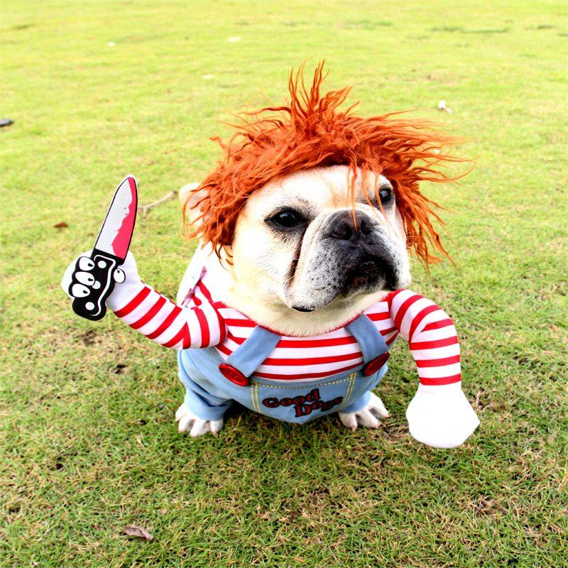 Deadly Doll Chucky Dog& Cat Pet Costumes