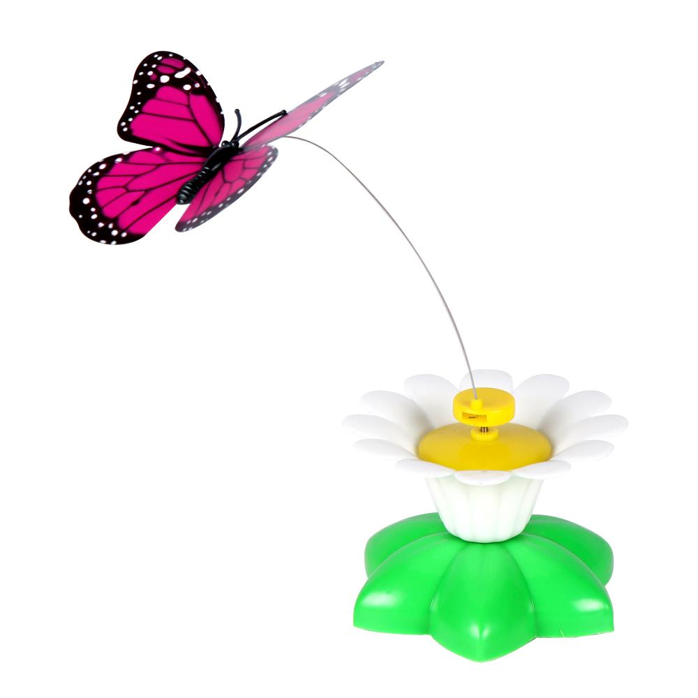 Automatic Butterfly Teaser Cat Toy Electric Rotating Scratch Toys