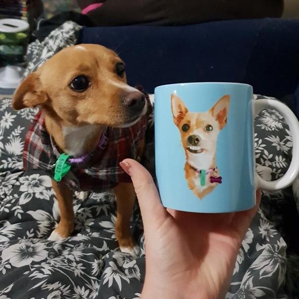 Custom Pet Print Coffee Mug
