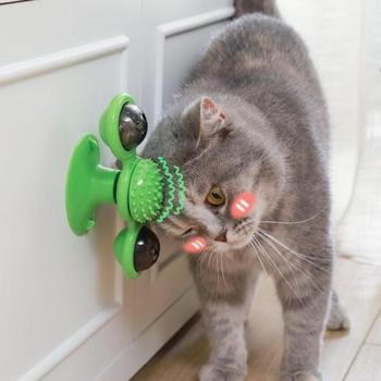 Interactive 5-in-1 Windmill Cat Toy