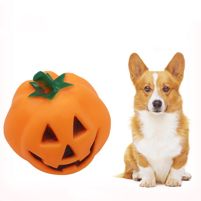 Halloween Pumpkin Dog Toy