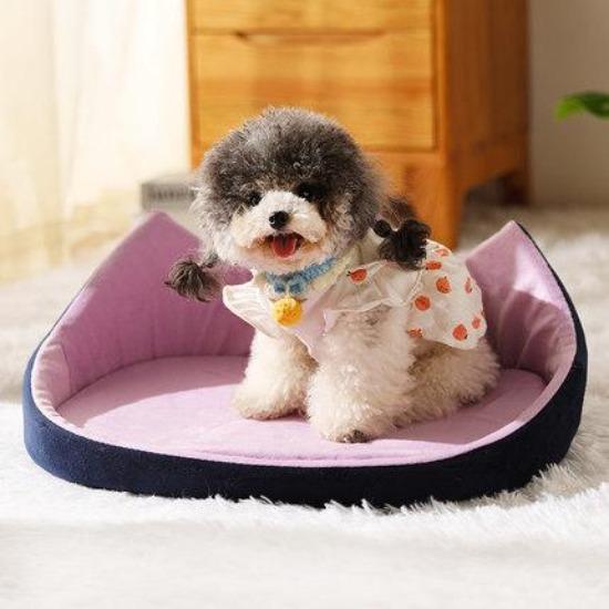 Crown Cute Pet Bed Dog Sofas